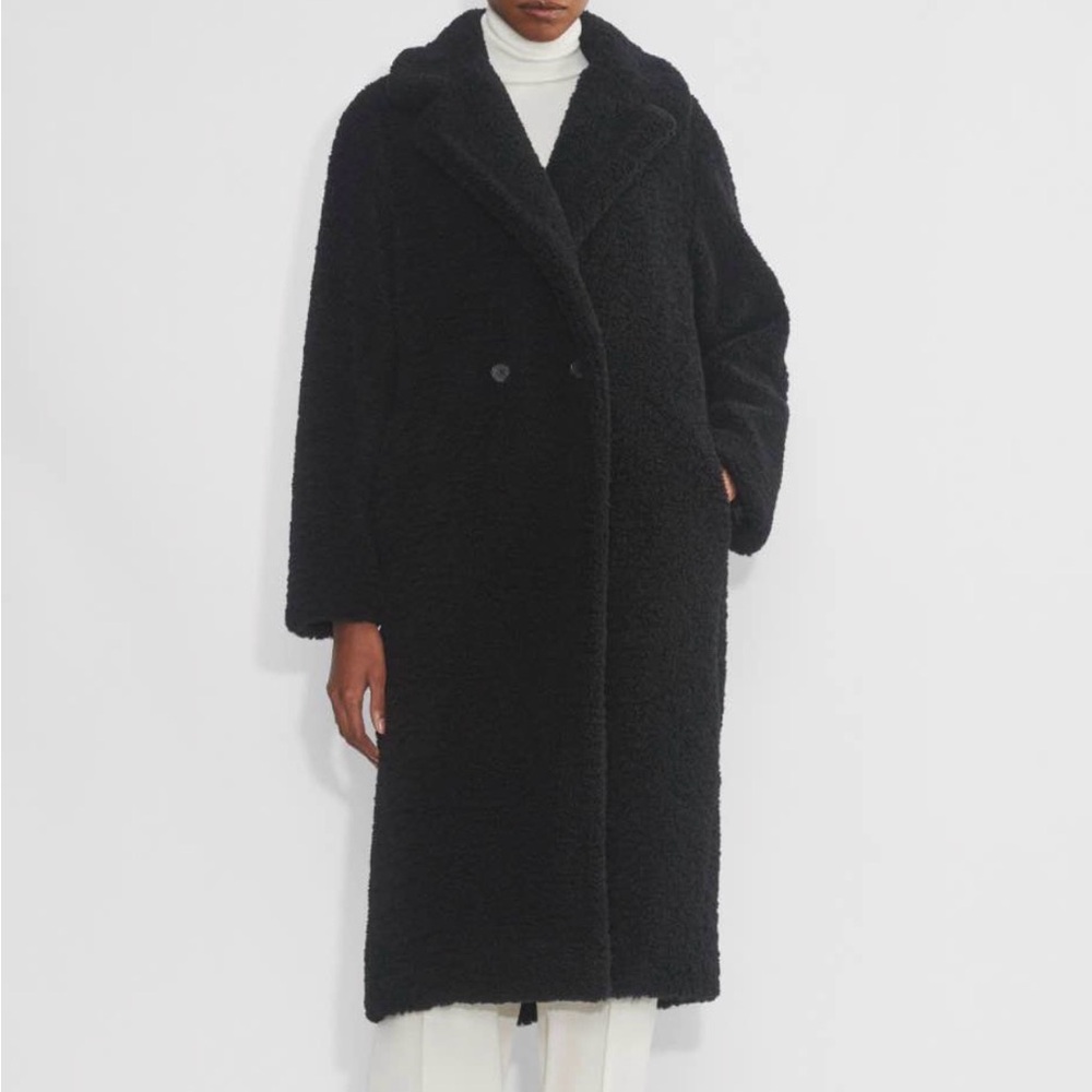Aritzia Black Teddy Jacket - Picture 2 of 3